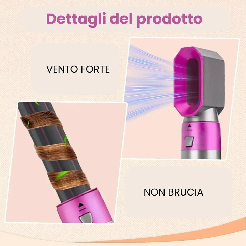 AirForm Pro 5 in 1 - Una spazzola, 5 funzioni